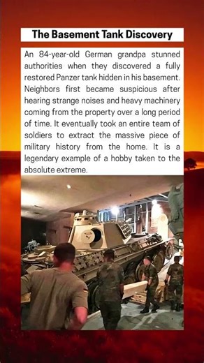 The Basement Tank Discovery