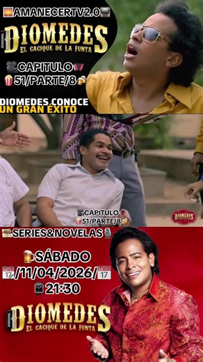 Diomedes El Cacique De La Junta Capitulo 51/Parte/8 #diomedesdiaz #elcaciquedelajunta #caciquedelajunta #telenovelas #vallenatos