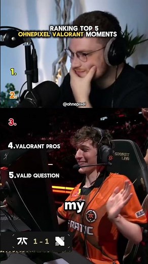 Top 5 ohnepixel valorant moments
