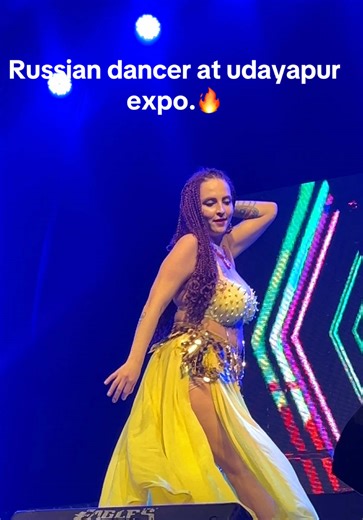 Captivating Russian Dancer at Udaipur Expo
