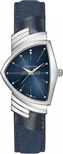 Hamilton Watch Ventura Quartz 32.3mm x 50.3mm with Blue Dial - H24411942