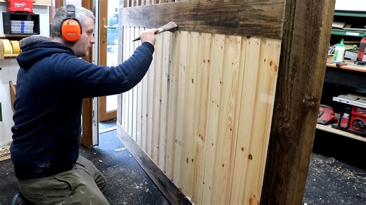 These driveway gates were heavier than expected - but turned out awesome!