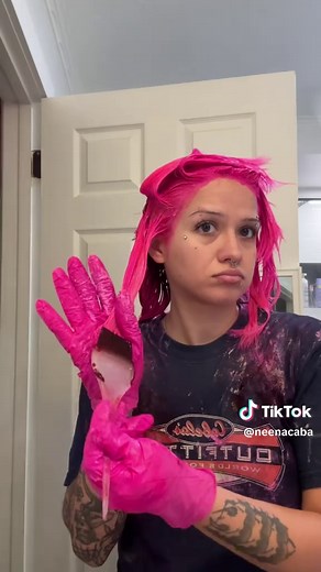 DIY Pink Fox Hair Dye Transformation