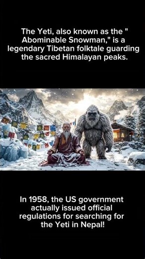 Himalayan Serenity: Did you know the Yeti was a spiritual guardian?