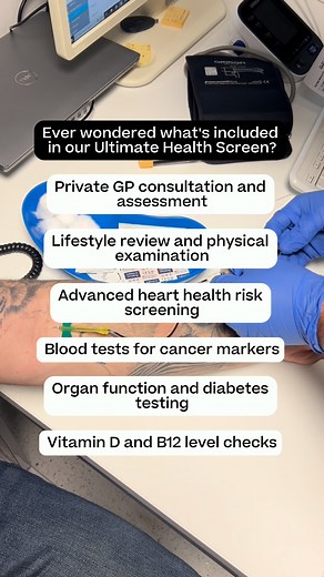 Think of it as your body’s MOT 🩺 Our Ultimate Health Screen is one of the most advanced full-body check-ups available - covering everything from cancer markers to vitamin levels, organ function and heart health. Send us a message or head to our website to book yours today! https://www.pallmallmedical.co.uk/health-screens/the-ultimate-health-screen/?utm_source=orgsocial&utm_medium=medical&utm_campaign=UHS | Pall Mall Medical