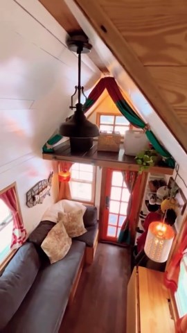 Built-in tiny house couch tips