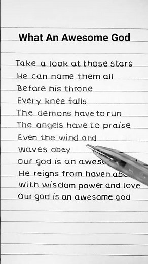 Phil Wickham - What An Awesome God (Lyrics)