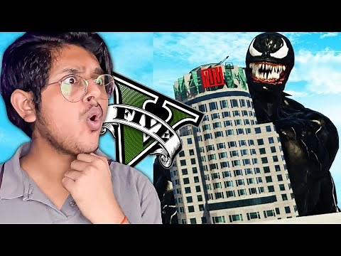 GTA V : VENOM MONSTER in LOS SANTOS | GTA V MODS