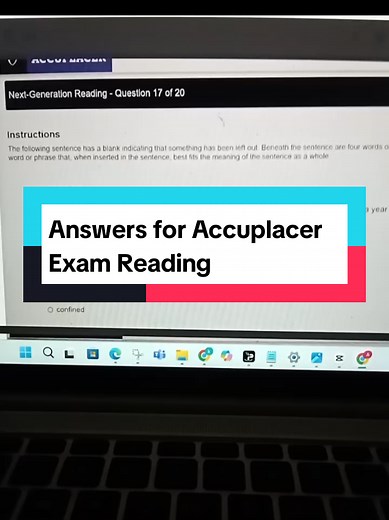 Accuplacer Exam Answers and Study Guide