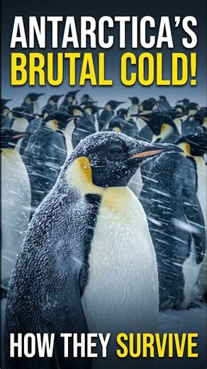 How Penguins Survive -60°C Antarctica! 🐧❄️