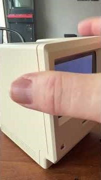 Fully Functioning Byte Sized Macintosh Plus Retro Computer #retro #tech #retrogaming