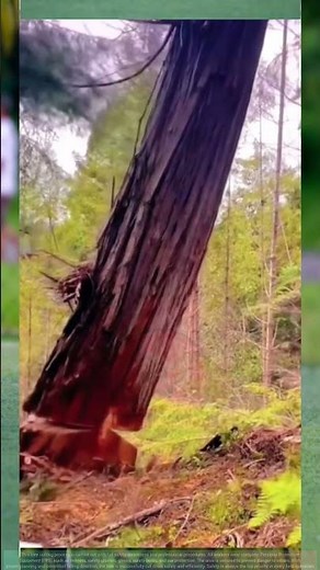 Cutting Down a Massive Pine Tree Using cutting trees Full Safety Gear