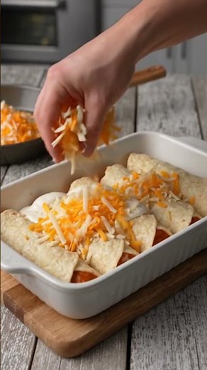 Creamy Chicken Enchiladas