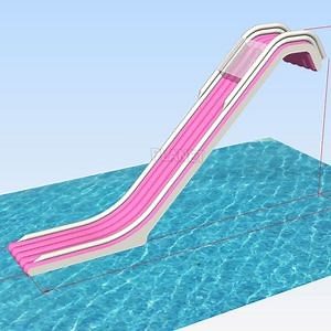 Custom Water Floating Games Yacht Slide Inflatable Dock Slide for Boat