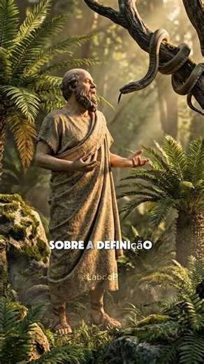 E se Sócrates voltasse no tempo e impedisse Adão e Eva de comerem o fruto proibido?
