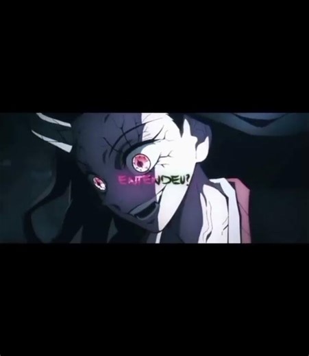 nezuko rap 🩷🩷 # #demonslayer #anime #edit #nezuko