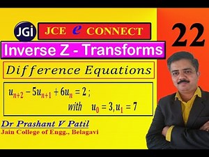 Solution of Difference equation || 𝒖_(𝒏+𝟐)−𝟓𝒖_(𝒏+𝟏)+𝟔𝒖_𝒏=𝟐 || Z Transforms || Dr Prashant Patil