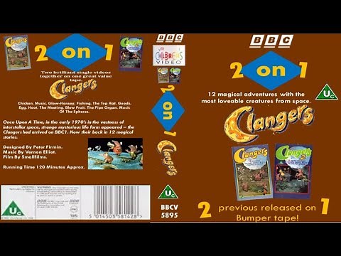 The Clangers 2 On 1 VHS UK (1996)