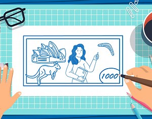 RBA Design your own banknote - Explanimate! Studio