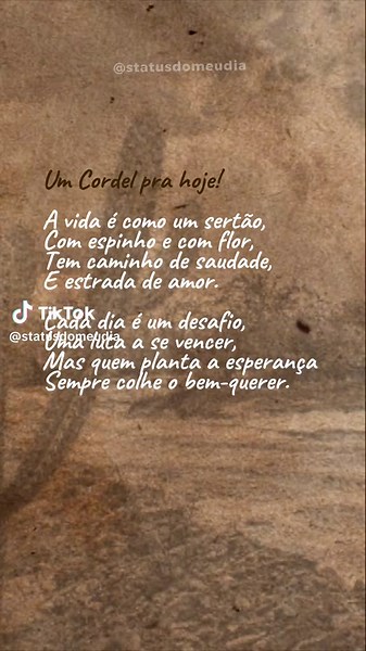 Reflexões para Hoje: Cordel Inspirador