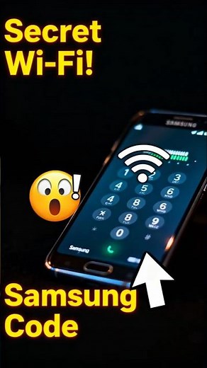 Try This Secret Samsung Wi-Fi Code Now! #Samsung #WiFiTest