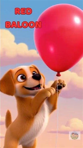 Learn Red Color with Puppy Pippin! 🌈 Fun Color Adventure for Kids | Shorts