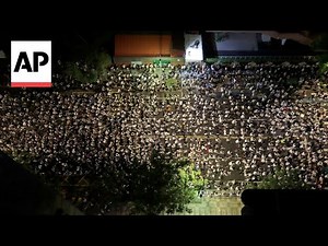 Thousands rally in Taiwan to demand release of jailed former mayor