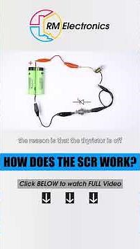 SCR Pinout and Principle of operation. : All Electronic Components Explained In a SINGLE VIDEO.