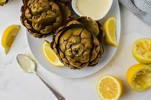 Instant Pot Artichokes with Creamy Dip