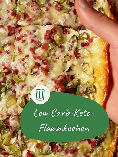 Keto Low-Carb Flammkuchen Rezept für Genießer