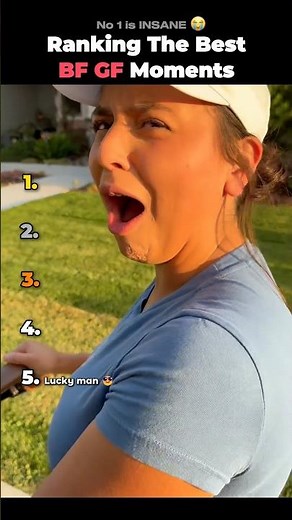 Ranking The BEST BF GF Moments 10 (new) #shortsviral