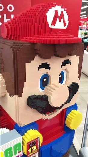 Mario is Huge! The Power of 22,000 Blocks! Don't Miss This LEGO Masterpiece! #Mario #lego