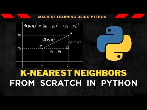 KNN (K Nearest Neighbors) in Python - Machine Learning From Scratch 01 -Python Tutorial #python #ai
