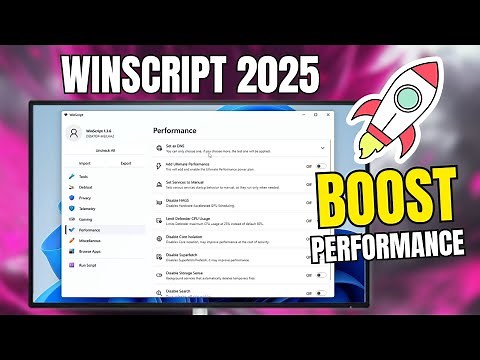 🚀 MAKE YOUR WINDOWS FASTER with WinScript | Works Like MAGIC ⚡