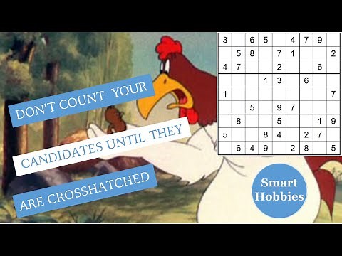 What is Crosshatching? Sudoku Beginner Tutorial #2