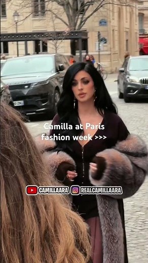 Camilla Araujo looking stunning at Paris fashion week😍 ‪@Camillaara‬ #camillaaraujo #parisfashionweek