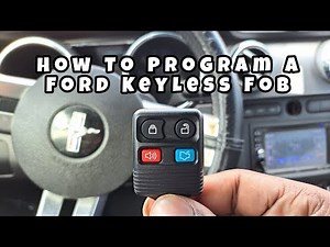 How to Program A Ford mustang keyless Remote Fob (1999-2012)