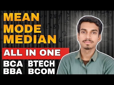 Mean Mode Median Explained in Hindi | Formula | Examples | Statistics Basics
