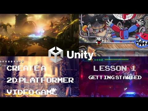 Inspiration Lab - Create a 2D Platformer Video Game with Unity - Lesson 1 - Getting Started
