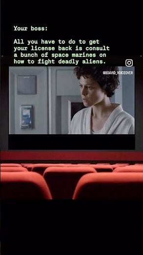 Paul Reiser’s Burke offers Ripley her old job back in ALIENS IF she consults the Space Marines