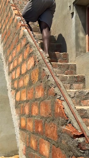 Staircase Handrail Construction with Iron Rod | Sumiconstruction