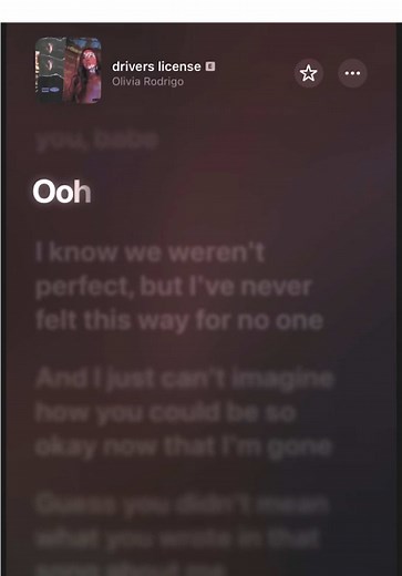 Olivia Rodrigo - drivers license Karaoke Version
