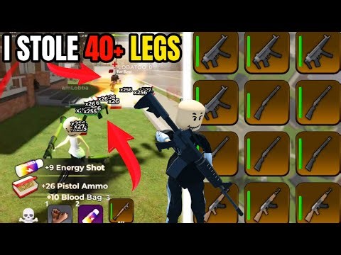 Stealing 40+ Legendary Guns in Blockspin Roblox