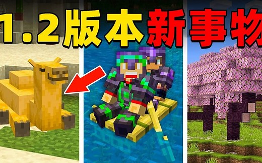 我的世界：1.2版本到底更新了多少新事物？一个视频带你了解最新版MC！