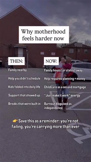 Stephanie Estes on Instagram: "I think we can all agree… something shifted, and it wasn’t because moms suddenly got “worse” at this. 🧭 The conditions changed. The support structures thinned out. And the expectations quietly doubled. 👉What used to be woven into everyday life now requires logistics, money, calendars, and more emotional bandwidth than ever just to access. So of course it feels heavier — not because you’re incapable, but 👏because you’re doing it with fewer built-in buffers. Handl