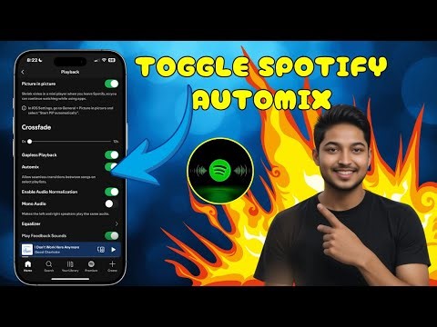 How To Turn On or Off Automix in Spotify Mobile | Seamless Playback (2025)