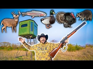 WILDGAME ONLY Hunting for Thanksgiving FEAST!!! (Multiple Catch Clean Cooks)