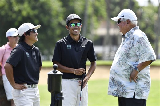 Maui’s Anson Cabello leads UH, Georgia freshman ties course record in round 2 of Kāʻanapali Classic | Maui Now