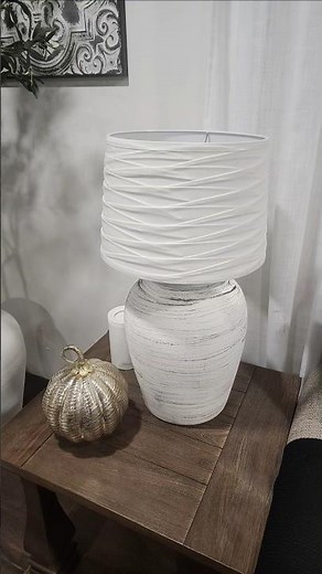stay tuned to see how i turn my old lamp and vase into pottery barn style Look. #diy #potterybarn