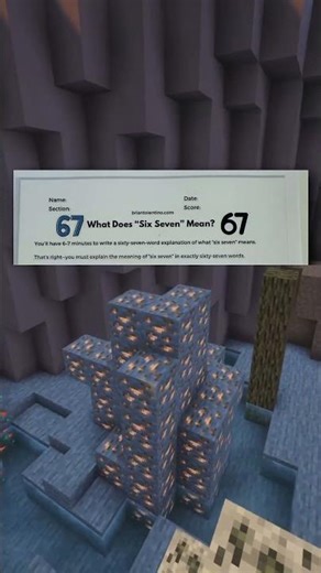 Six-Seven Assignment! 67 😭